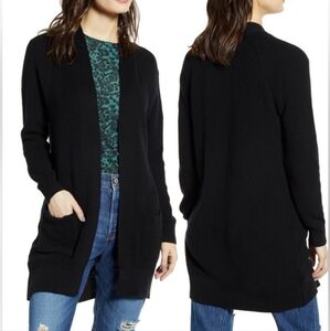 BP Longline Black Cardigan Size XS